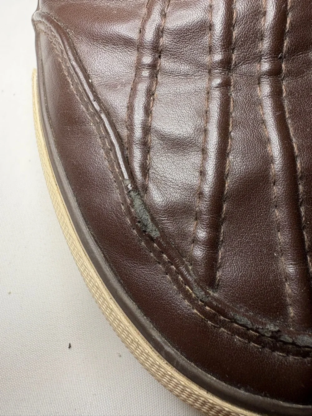 Lugz Men's Boomer Duck Toe & Brown‎ Canvas Sneakers Size 9.5